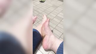 I want you to cum all over my feet