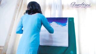 Quick Painting With Lovense Inside Pussy