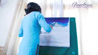 Quick Painting With Lovense Inside Pussy