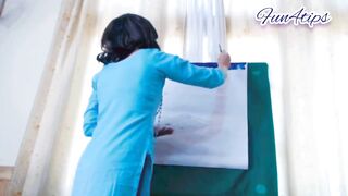 Quick Painting With Lovense Inside Pussy