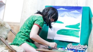 Sexy Artist Live On Camera