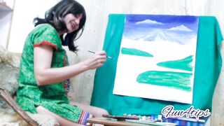 Sexy Artist Live On Camera