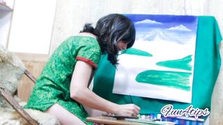 Sexy Artist Live On Camera