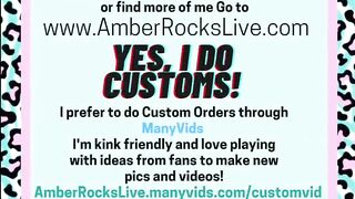 First Time Fuck Machine Preview on Live Webcam with Tattoo Pierced Hottie AmberRocksLive