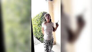 Milf Hot facial smoking part 2