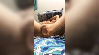 Pov Homemade Amateur Milf fucking her bald pussy till she cums hardcore female Masterbation  dripping wet bald pussy