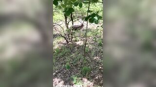 Random Jogger Gets Deepthroat on a Hiking Trail POV - CandyCourt