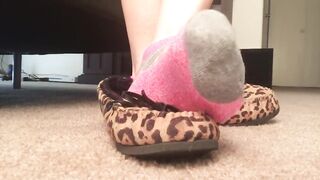 Socks and Cheetah Moccasins Frieda Ann Foot Fetish