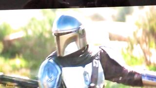 Star Wars fan watching movie