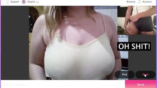 Lucky Crush #2 | BLOND BITCH WITH BIG TITS LIKED MY BROWN COCK