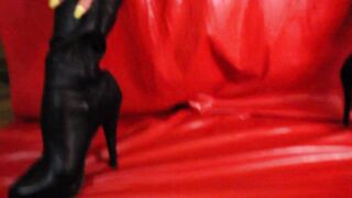 Русская Госпожа Ева Латекс страпон БДСМ фемдом Russian mistress Eva Latex femdom strapon BDSM