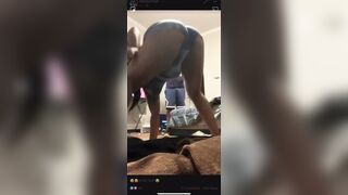Boob Slip on Facebook Live