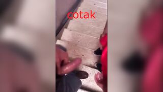 cotak turkish Fucks on the stairs inside the apartment