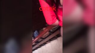 cotak turkish Fucks on the stairs inside the apartment