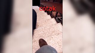 cotak turkish Fucks on the stairs inside the apartment