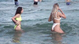 Washing out her pussy