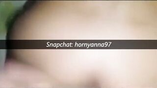 Anal for the first time - live on snapchat