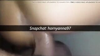 Anal for the first time - live on snapchat