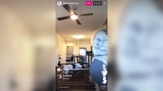 Instagram Live Nip Slip