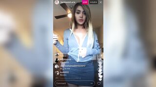 Instagram Live Nip Slip
