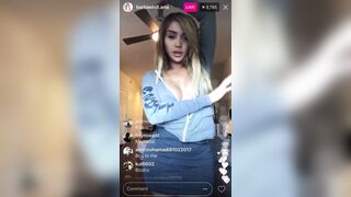 Instagram Live Nip Slip