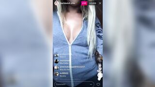 Instagram Live Nip Slip