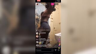 Luhmoo Naked on Instagram Live