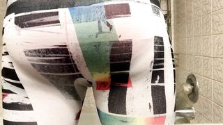Girlfriend Peeing Tight Pants