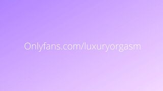 Masturbating her wet pussy and jerking off her big dick - LuxuryOrgasm