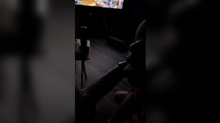 Snuck downstairs at night to suck a bbc