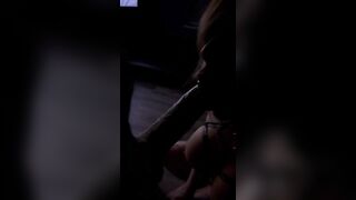Snuck downstairs at night to suck a bbc