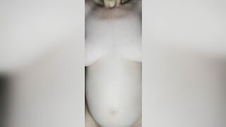 Pussy rub and big breast cupping and massaging