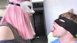 I spit in the loser's mouth! ha ha
