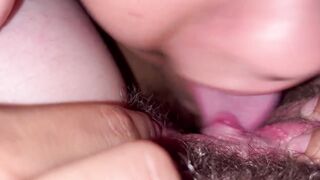 Sexy slut sucking ftm huge clit