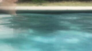 Slick body and pointed toes, pool socks and PVC swimming costumes