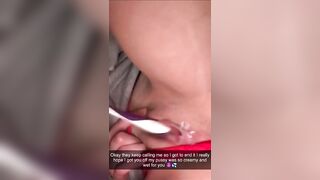 Snuck away from friends to fuck myself w/ toothbrush FULL VID ON ONLYFANS•COM/BRIARRILEY