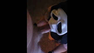 Do you like scary movies? Ghost face blow job