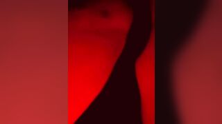 Red lights strip tease