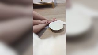 Washing my feets before dinner ????