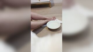 Washing my feets before dinner ????