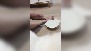 Washing my feets before dinner ????