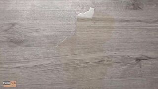 Desperate girl pissing on the floor - CatherineRain