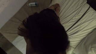 beautiful redhead enjoys her cheat meal