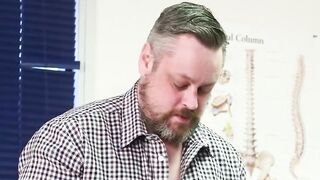 Dom CFNM nurses jerk small cock in group