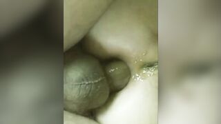 Crazy Amateur hard and fast first time painful anal creampie