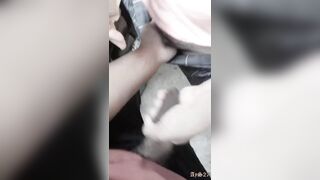 We get horny and masturbate while her parents are away