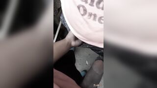 We get horny and masturbate while her parents are away