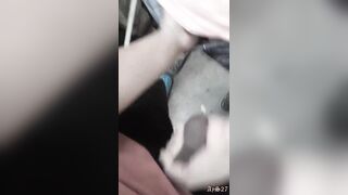 We get horny and masturbate while her parents are away