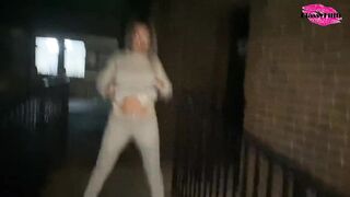 piss outside my workplace in public
