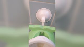 Urine Fetish Princess Potty Training Boy Urinal Toy Aim Play!: Girl Stands to Pee Foamy Yellow Piss